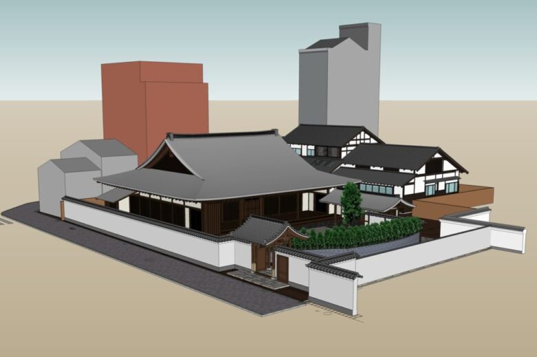 天與庵の設計図