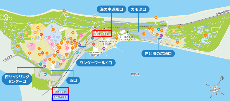 海ノ中道　駅　マリンワールド