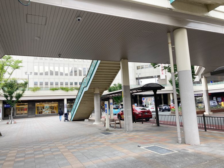 西鉄久留米駅のタクシー乗り場　場所　地図