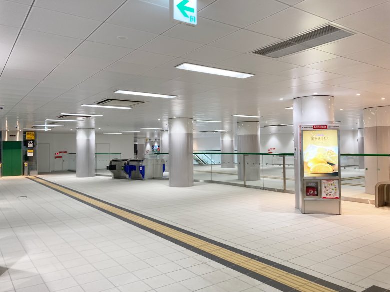 博多駅　七隈線　場所　どこ　地下鉄　改札　入口　ホーム