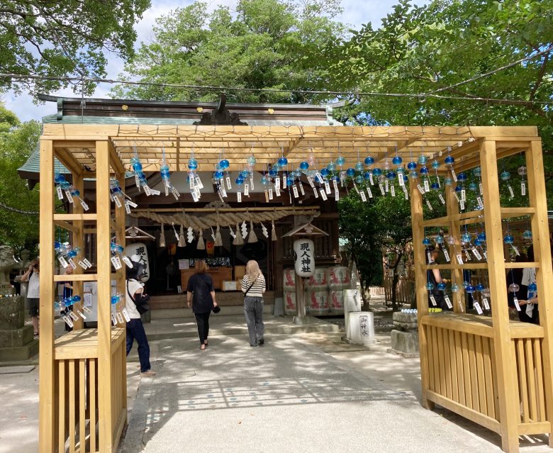 現人神社 風鈴 縁結び 仕事運 パワースポット 福岡 那珂川