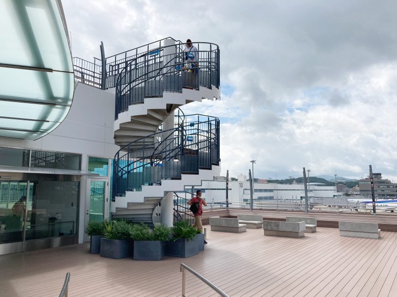 福岡空港　展望デッキ　国内線　リニューアル後　フロアガイド　場所　地図