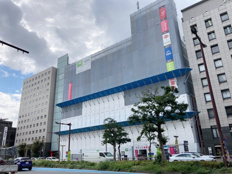 天神ロフトビル跡地の現在　天神南