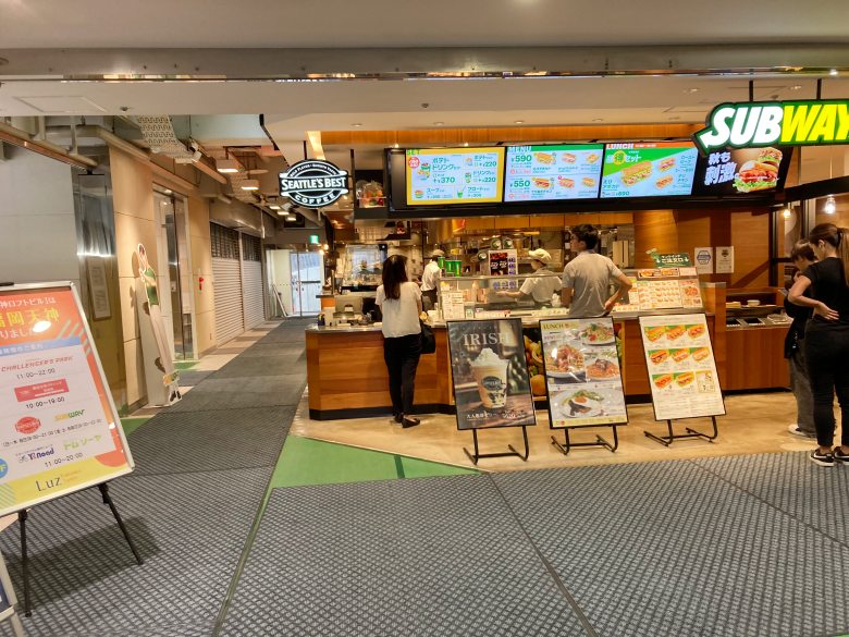 シアトルズベストコーヒーサブウェイ　天神ロフトビル跡地