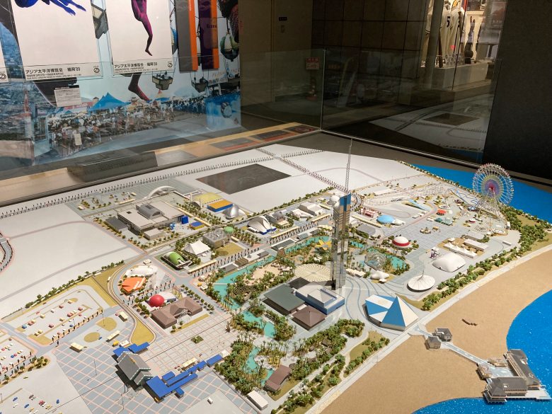 福岡市博物館 福岡タワー よかとぴあ 模型 アジア太平洋博覧会