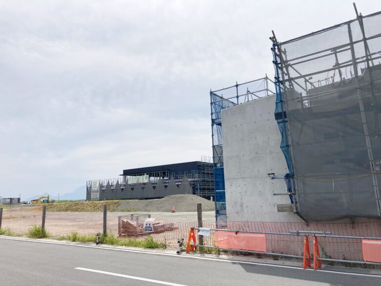道の駅あらお　熊本県荒尾市　建設中 2026年6月オープン